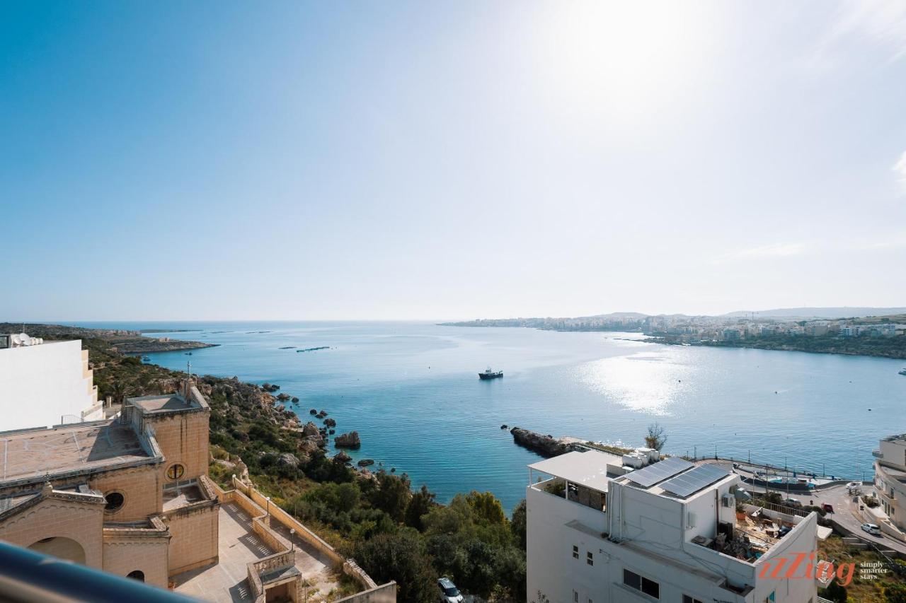 Insta Worthy Gorgeous Seaview Penthouse Apartment St. Paul's Bay Exterior foto